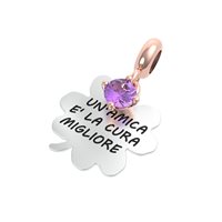 Charm Rerum Donna AMICIZIA in Argento Ametista 25027M - 25027M